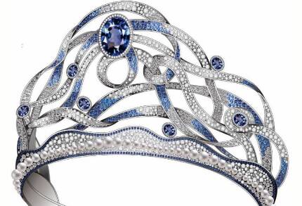 跨界时装珠宝秀点亮全场 刘斐完美阐释“梦之蓝”