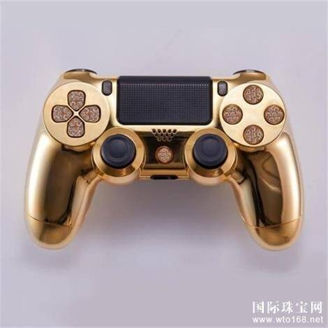 美国珠宝品牌BRIKK推出一款18K金PS4手柄 手柄按键镶嵌2.2克拉碎钻