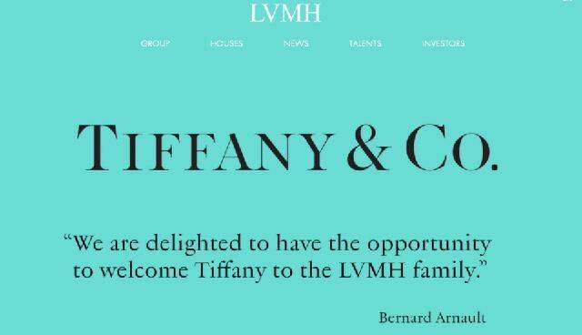 LVMH以162亿美元现金收购Tiffany&co 预计在2020年年中完成