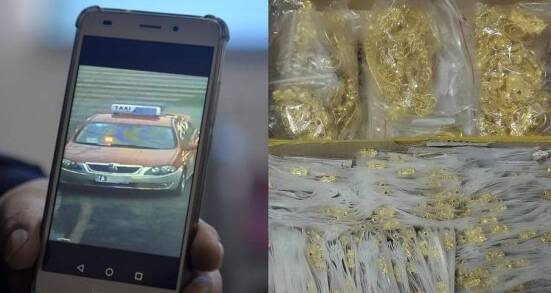 百万黄金珠宝被出租车拉跑 警察6小时寻回