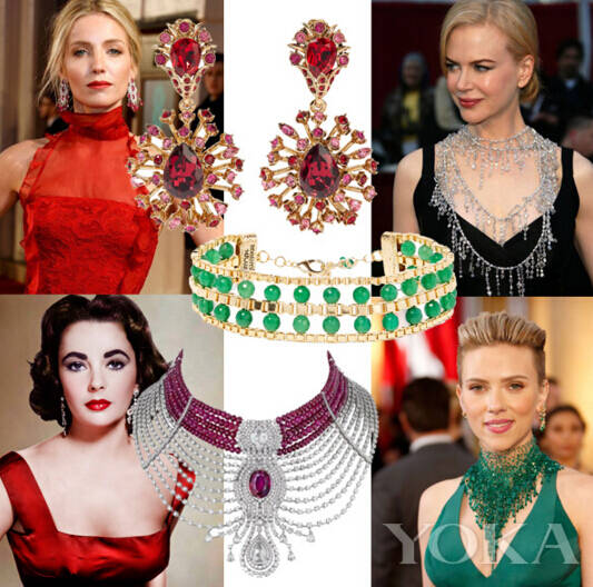大胆混搭 时尚icon教你如何将珠宝礼服配的更美
